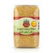 A 800g clear plastic package of Safa Borgol-Coarse White bulgur wheat, showing the textured yellow grains inside. The red and green label clearly displays the brand name, product name in English and Arabic, and a £1.49 price. The product is centered and sharply focused on a clean white background with a soft, even shadow.