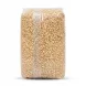 [A centered, professional studio photograph of an 800g clear plastic bag filled with whole wheat grains, presented against a pure white background with soft, even lighting.]