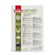 Here is your professional e-commerce product photo. **ALT-TEXT**: The back of a DOMO Oat Mix box against a seamless white background. It details preparation instructions and required ingredients in multiple languages, accompanied by step-by-step cooking icons.