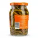 Enhanced Back label of Melis Pickled Cayenne Peppers jar showing ingredients and barcode