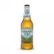 Enhanced Front of Thatchers Zero Somerset Cider 500ml bottle held in hand