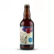 A 500ml glass bottle of Old Mout Berries & Cherries Alcohol Free Cider against a white background, featuring a blue circular 'ALCOHOL FREE' stamp on its label. { "product": "Old Mout Berries & Cherries Alcohol Free Cider 500ml", "main_image": "image_1.png" }