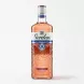 Enhanced Front of Gordon's Alcohol Free Premium Pink 70cl bottle held in hand