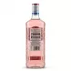 Enhanced Back of Gordon's Alcohol Free Premium Pink 70cl bottle showing label