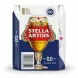 Enhanced Stella Artois Alcohol Free Lager 4x440ml pack front view