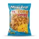 Enhanced Front of Mini Top Corn Snacks Cheese Flavour 200g bag with cheese