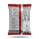 A professional back-of-pack photograph of the Nachos Salsa Flavour Crisps bag, centered against a seamless white background, clearly displaying all ingredients and nutritional tables in English, Italian, German, French, Dutch, Spanish, and Arabic. The image features soft, even shadows and sharp, crisp focus for readable text and brand information.