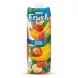 A 1-liter carton of Fresh premium Strawberry Banana Juice with a Russian label, against a clean white background. PRODUCT TITLE: Fresh Strawberry Banana Juice - Halal, No Preservatives 1L [IMAGE]