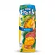 Enhanced Back of Fresh Premium Exotic Juice 1L carton with fruit imagery and foreign text
