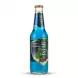 Enhanced Side view of Istak blueberry carbonated drink bottle