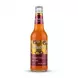A 330ml glass bottle of Hoffenberg Passion Fruit Juice Drink is centered on a clean white background. The bottle, filled with orange liquid, has a main golden and purple label featuring passion fruit graphics and a neck label.
