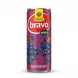 Enhanced Front view of Rauch Bravo Select Blueberry Juice 250ml can highlighting vivid branding and blueberry graphics