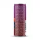 Enhanced Back of Rauch Bravo Blueberry Juice can displaying multilingual product information and ingredients