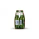 Enhanced Angled open view of the four Peroni Nastro Azzurro 0.0% bottles inside cardboard packaging