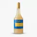 Enhanced Front view of Cortas Almond Syrup 600ml bottle held in a grocery store aisle