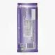 A professional e-commerce product photograph showing the back of a Milka 45% Cacao Alpine Milk Chocolate bar (90g), featuring clear ingredient lists in multiple languages, nutritional information, and a distinct barcode.