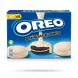 Enhanced Front of Oreo Bañadas Blanco White Chocolate Biscuits box showing product and branding