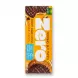 Enhanced Front of Gullón Zero Zingy Dark Choc Ginger Oaties 285g box in hand