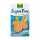Enhanced Box of Gullón Sugar Free Shortbread Biscuits 330g showing vegan and high fibre icons