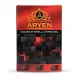 Enhanced Aryen Coconut Shell Charcoal 1kg box front showing 72 pieces and 25mm size