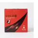 A 1kg box of COCO 8 Premium Coconut Coal Cubes, containing 64 natural charcoal cubes, presented on a clean white background with professional studio lighting.