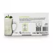 A clean e-commerce photo of the back of the Paşabahçe Gurme Ayran mug set box, featuring Turkish text, a yellow-bordered section with product details and '2' mugs, barcodes, symbols, and a mint leaf illustration against a pure white background.