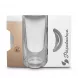 Enhanced Close-up of Pasabahce glass mug with packaging visible