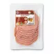 Enhanced Front of Aynoor Sliced Turkey Salami Style 130g pack in hand in a supermarket