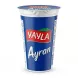 Enhanced Front view of Yayla Ayran Turkish yoghurt drink 250ml cup
