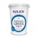 Enhanced Front view of KOLIOS Authentic Greek Yogurt Natural 10% Fat 500g tub