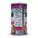 Enhanced Back label of Lezzet Çiftlik Peyniri cheese tin showing ingredients and barcode