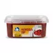 Enhanced Deli Day Harissa Dip 200g tub held in hand with price label