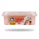 A side profile professional e-commerce shot of a Deli Day Tarama Salata spread, with a retail price sticker of £1.59, set against a clean white background.