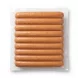 Enhanced Back side of ZAAD Frankfurters Chicken & Turkey 400g pack showcasing sausages
