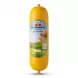 Enhanced Side view of ZAAD Mortadella Cooked Poultry 500g showing ingredients and nutritional values