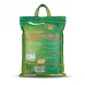 Enhanced Back view of Anjoman 1121 Sella Extra Long Rice 10kg with cooking instructions