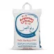 Professional front view product photograph of the 5kg Anjoman Sadri Hashemi Rice woven bag, featuring clear branding and Persian text, against a clean white background.