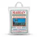 A 5kg bag of Maihan Naturally Superior Golden Sela Basmati Rice in its original white woven packaging with handles, featuring clear product branding, weight, and UK distributor details.