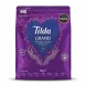 A 5kg bag of Tilda Grand Extra Long Basmati Rice is shown centered against a clean white background. The purple bag features the Tilda logo and 'Great Taste 2024' and 'Gluten Free' labels, as well as a window showing the rice. PRODUCT TITLE: Tilda Basmati Rice - Extra Long Grains 5kg PRODUCT: Front of Tilda Grand Extra Long Basmati Rice 5kg bag with great taste award and gluten free label