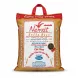 A 10kg burlap-style sack of Nemat Sella Extra Long Grain Rice, centered against a pure white background with soft, even shadowing. The text is crisp and clear, including the brand name and variety in English and Arabic.