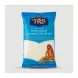 Enhanced Front of TRS Desiccated Coconut Medium 1kg pouch on a grey background