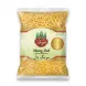 Enhanced Front view of Safa Mung Dal split mung beans in clear packaging with price
