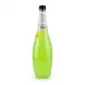 Side view showing Schweppes Lemon Mint bottle back label