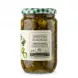 Back view of Greenfields Green Jalapeño Sliced jar displaying usage suggestions and product details