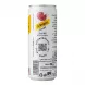 Schweppes Premium Sparkling Pomegranate drink can side with barcode