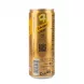Side view of Schweppes Gold Pineapple can showing branding and barcode