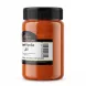 Side view of Moroccan Spices Sweet Paprika jar showing barcode and black lid