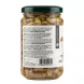 Back label with ingredients list and barcode of Italgriofi mushrooms jar