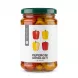 Front label of Italcriofi Peperoni Grigliati in Oil 280g jar showing colourful peppers