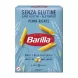 A 400g box of Barilla Gluten Free Penne Rigate pasta made with corn and brown rice, presented in a clean studio setting.